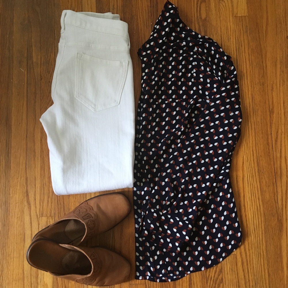 Express dressy button down.